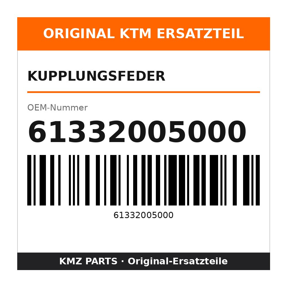 KTM Kupplungsfeder 61332005000