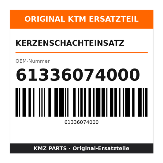 KTM Kerzenschachteinsatz 61336074000