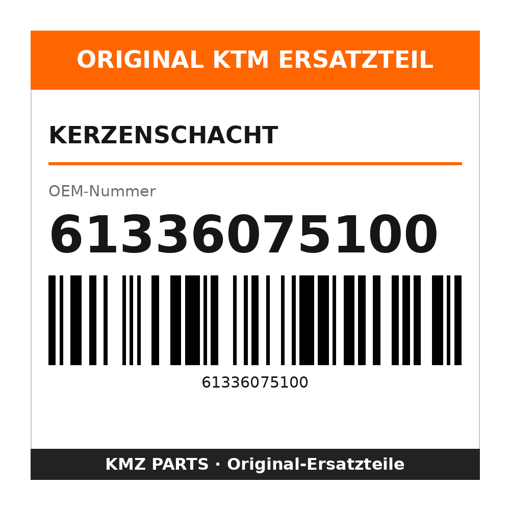 KTM Kerzenschacht 61336075100