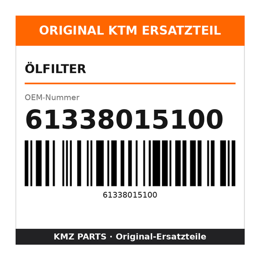 KTM Ölfilter 61338015100