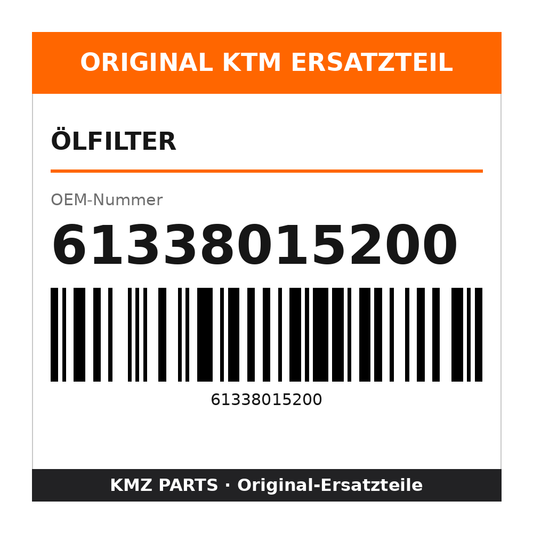 KTM Ölfilter 61338015200