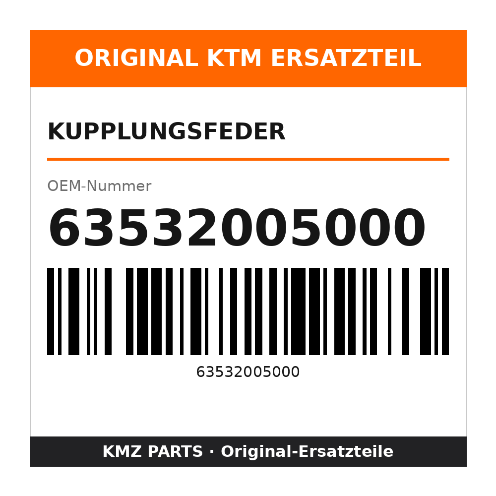 KTM Kupplungsfeder 63532005000