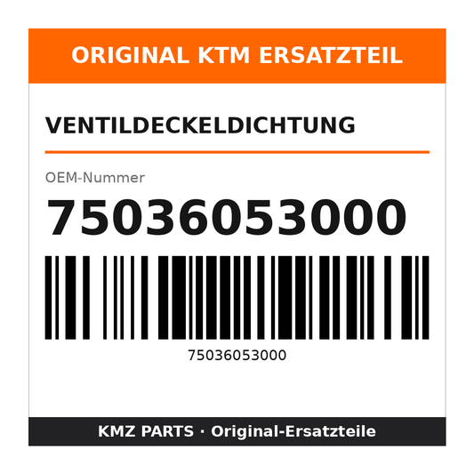 KTM Ventildeckeldichtung 75036053000