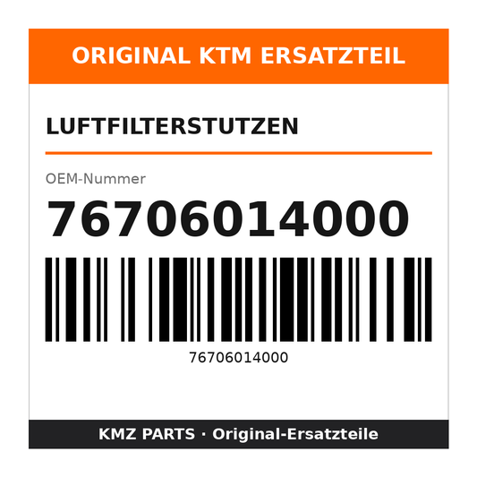 KTM Luftfilterstutzen 76706014000