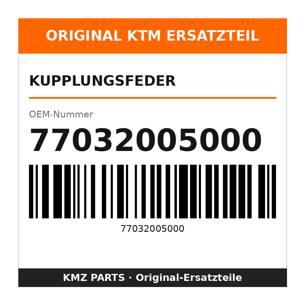KTM Kupplungsfeder 77032005000