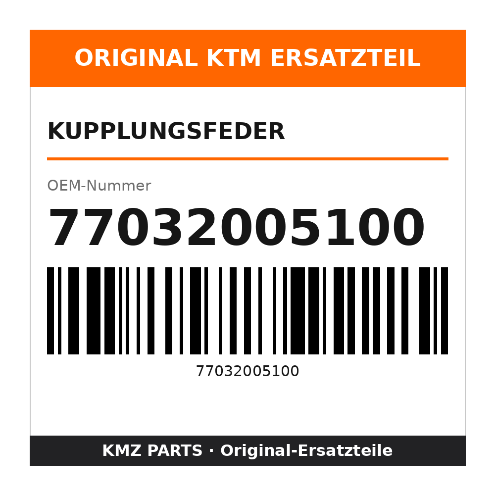 KTM Kupplungsfeder 77032005100