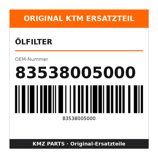 KTM Ölfilter 83538005000