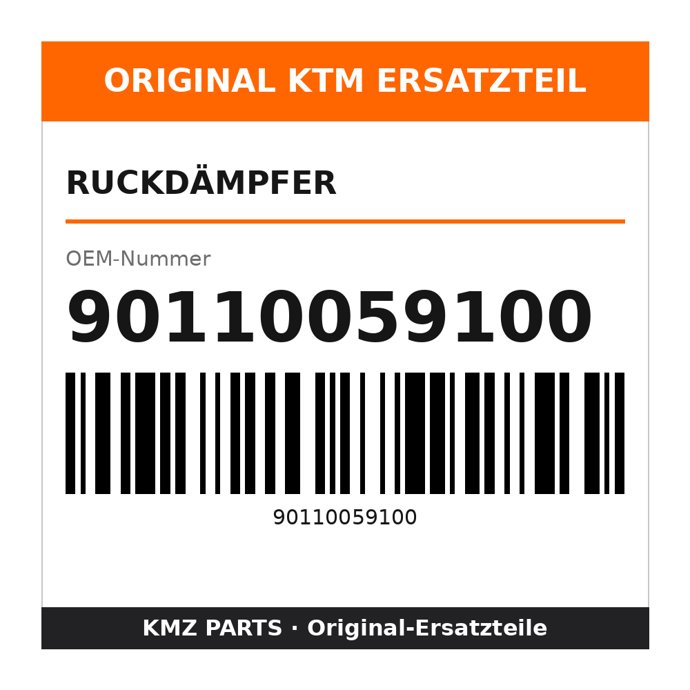 KTM Ruckdämpfer 90110059100