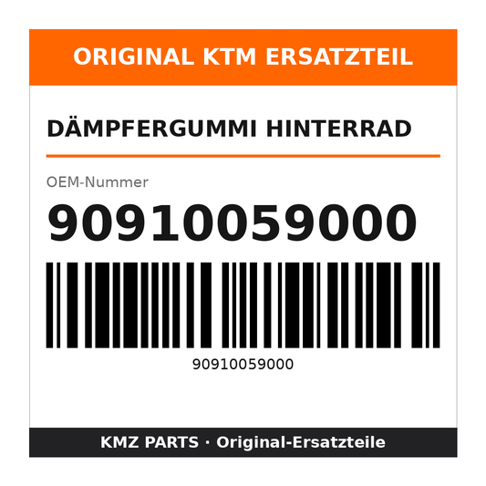 KTM Dämpfergummi Hinterrad 90910059000