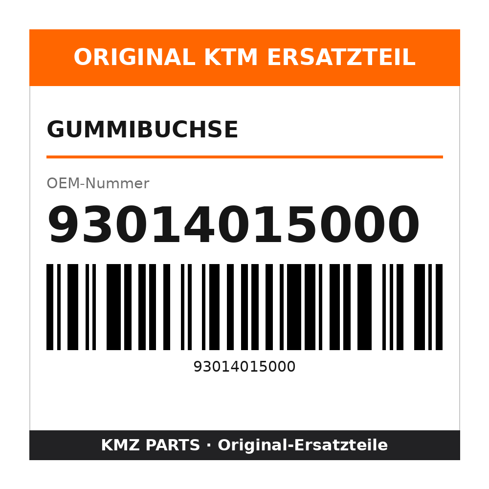 KTM Gummibuchse 93014015000