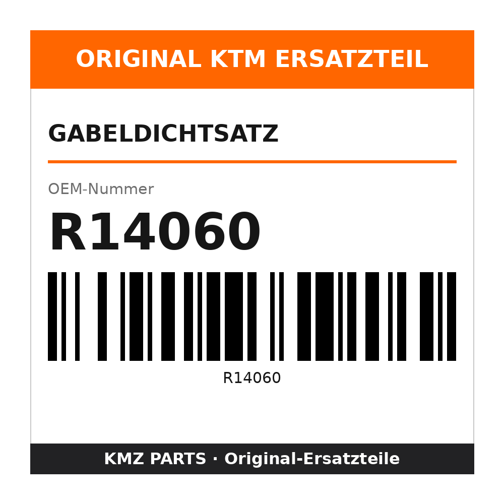 KTM Gabeldichtsatz R14060