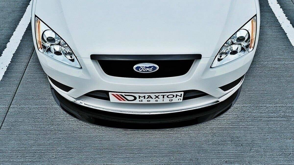 Kühlergrill Blende passend für Ford Focus Mk2 schwarz Hochglanz