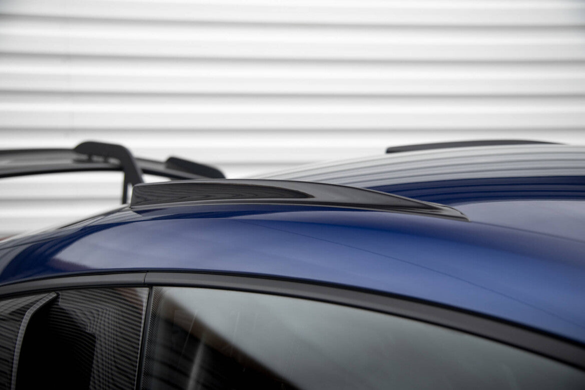 Kurze Dachschienen passend für Porsche 718 Cayman GT4 RS 982c schwarz Hochglanz