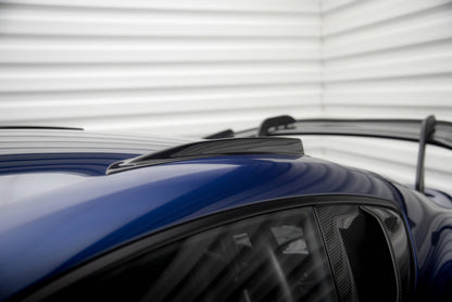 Kurze Dachschienen passend für Porsche 718 Cayman GT4 RS 982c schwarz Hochglanz