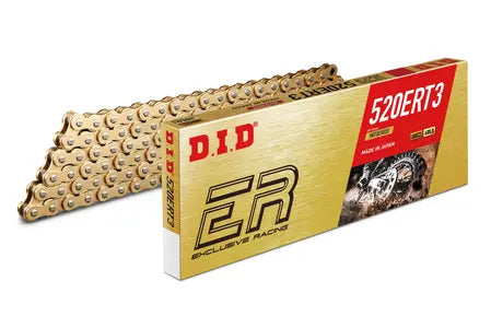 Kette Antriebskette DID 520 ERT3 120 G&G offen mit Clipschloss gold