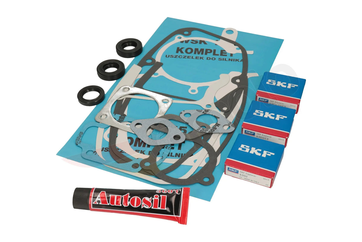 Motorlager Lager SKF + Simmeringe + Dichtungssatz WSK 175 SHL M11 Motor Wiatr