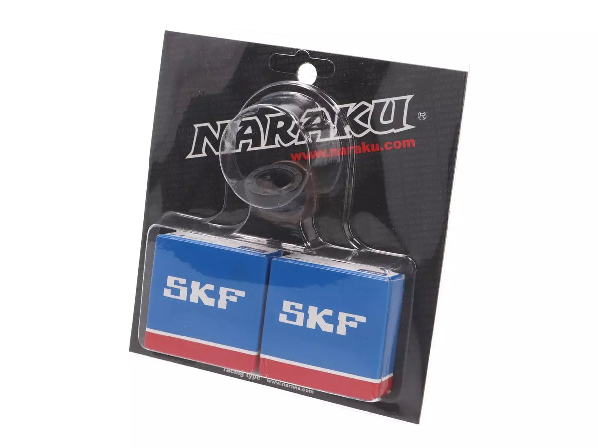 Kurbelwellenlager + Dichtungen SKF C4 Metallkorb Peugeot stehend - NK102.94