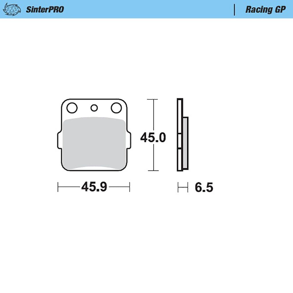 Moto-Master Bremsbelag SinterPRO Racing GP ohne ABE (Art. m091012)