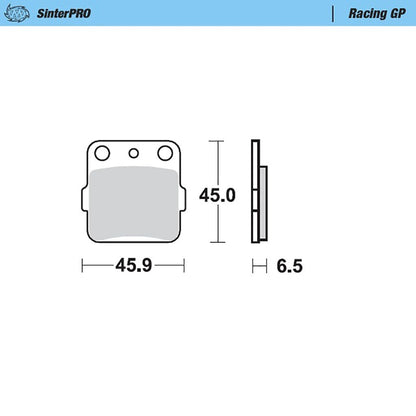 Moto-Master Bremsbelag SinterPRO Racing GP ohne ABE (Art. m091012)