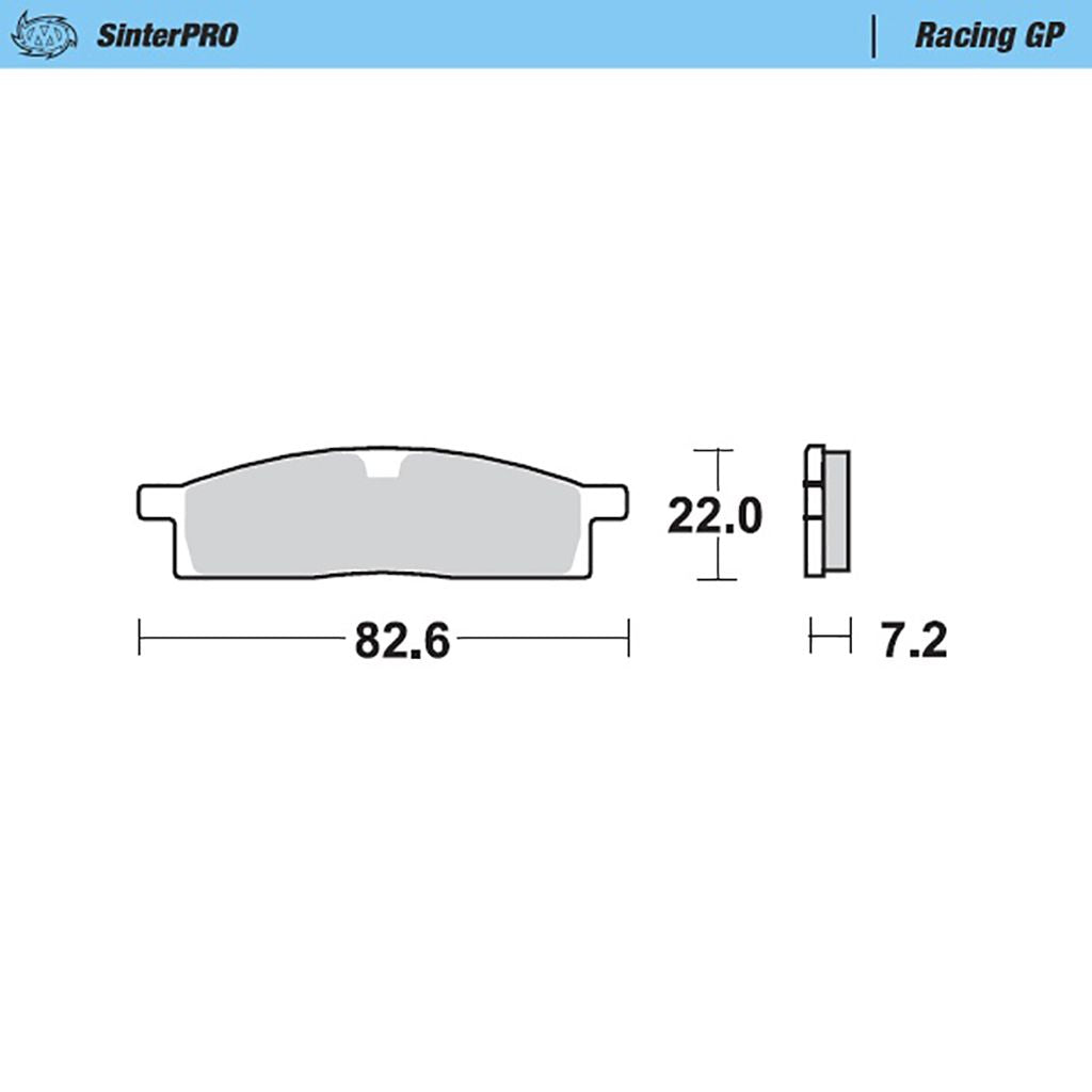 Moto-Master Bremsbelag SinterPRO Racing GP ohne ABE (Art. m091212)