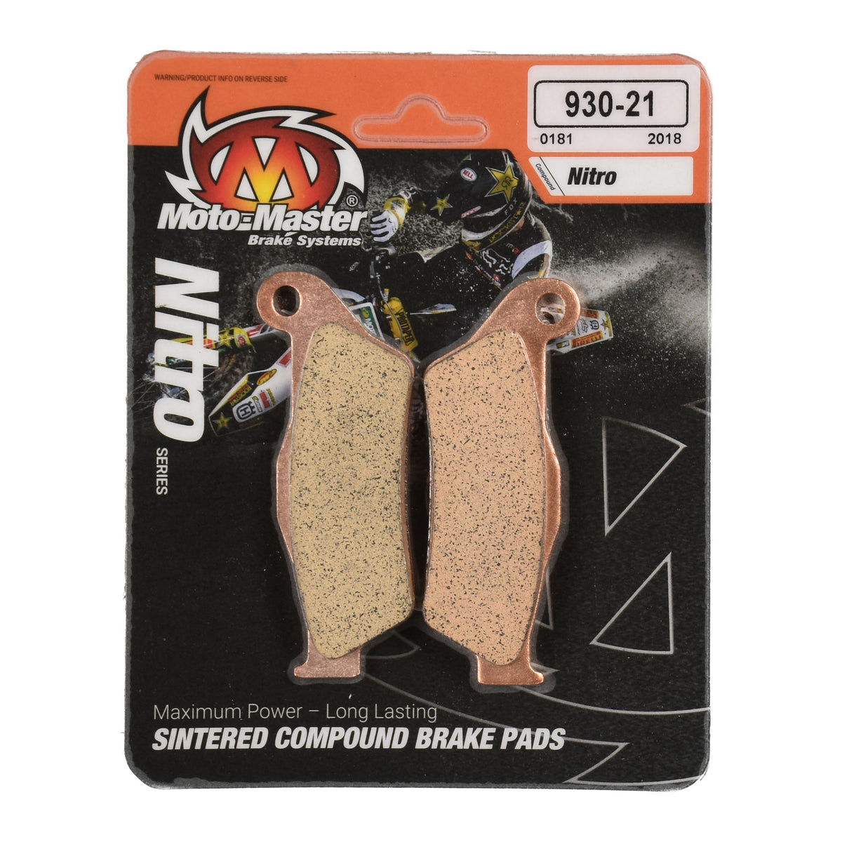 Moto-Master Bremsbelag Nitro ohne ABE (Art. m093021)