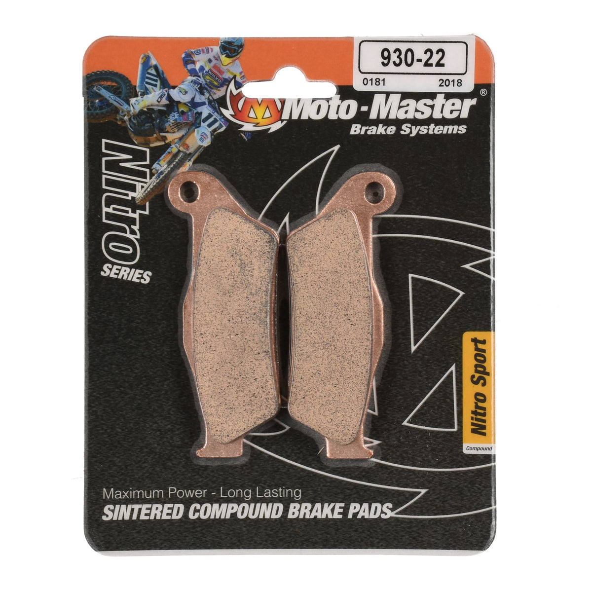Moto-Master Bremsbelag Nitro Sport ohne ABE (Art. m093022)