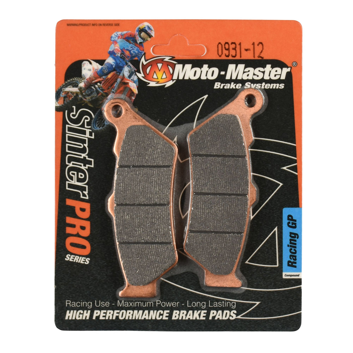 Moto-Master Bremsbelag SinterPRO Racing GP ohne ABE (Art. m093112)