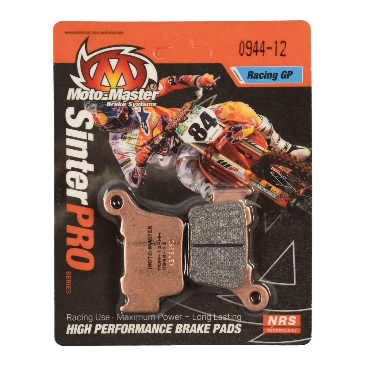 Moto-Master Bremsbelag SinterPRO Racing GP ohne ABE (Art. m094412)