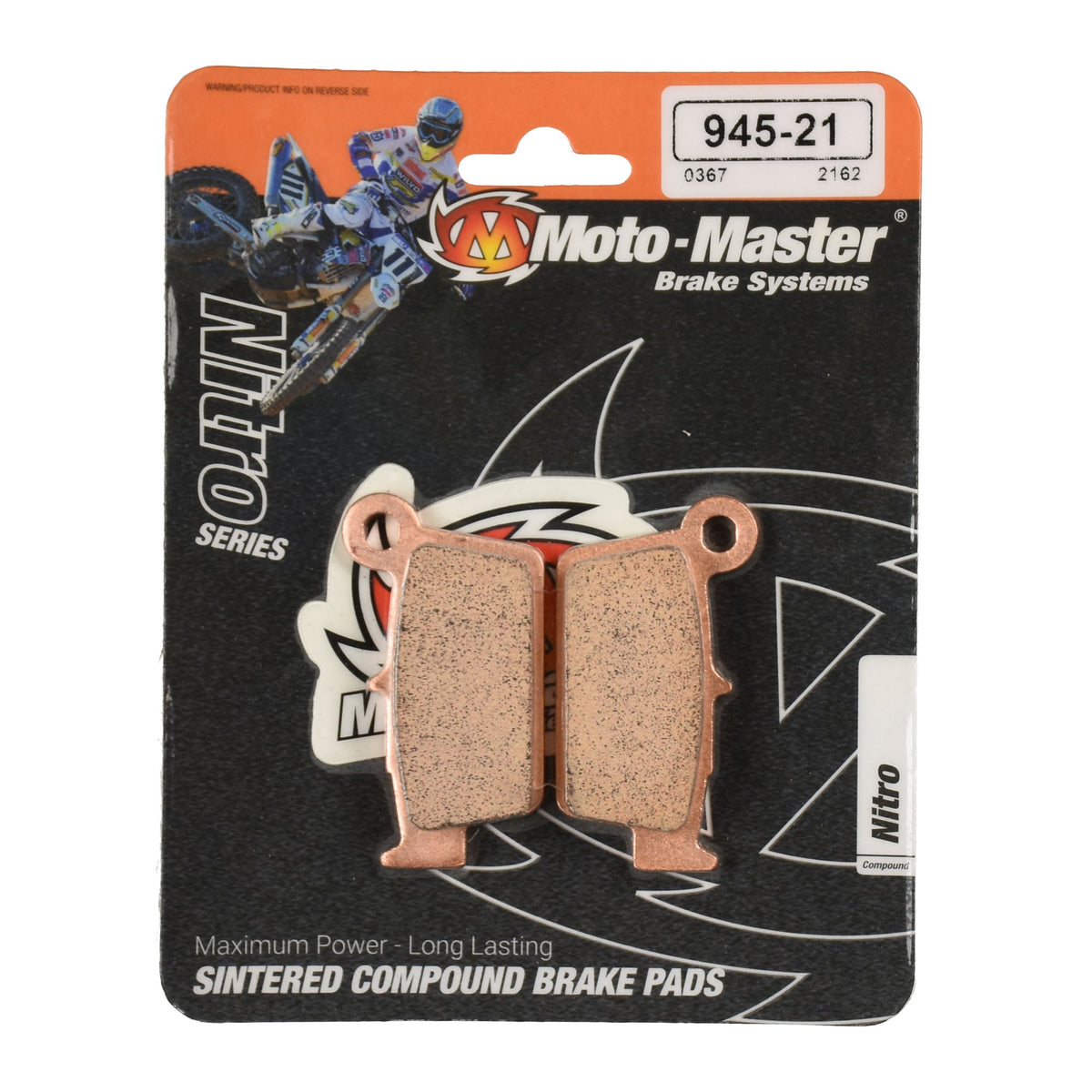 Moto-Master Bremsbelag Nitro ohne ABE (Art. m094521)