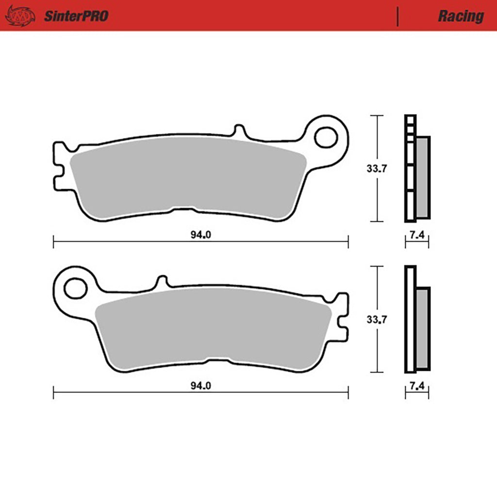 Moto-Master Bremsbelag SinterPRO Racing (Art. m099811)