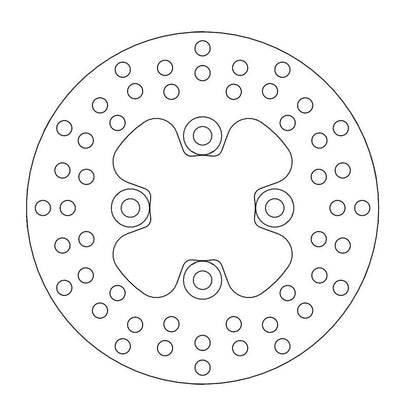Moto-Master Bremsscheibe ATV vorn starr mit ABE Ø 161 mm | LK 66 mm