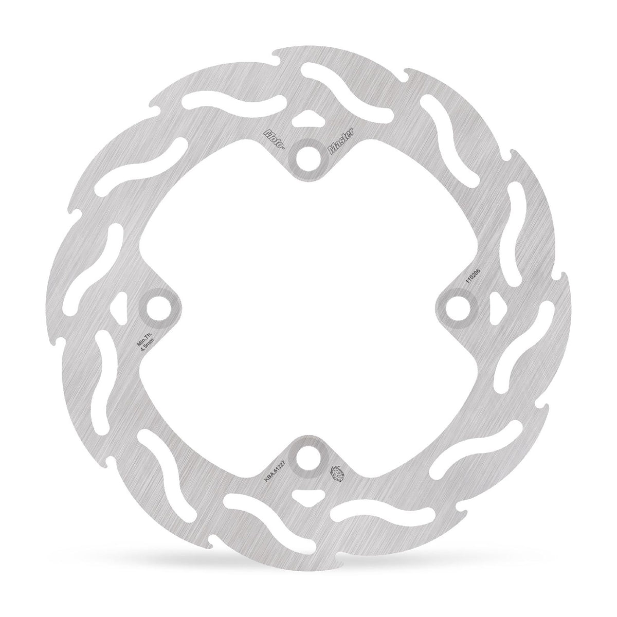 Moto-Master Bremsscheibe Flame hinten starr mit ABE Ø 220 mm | LK 125 mm (Art. m110206)