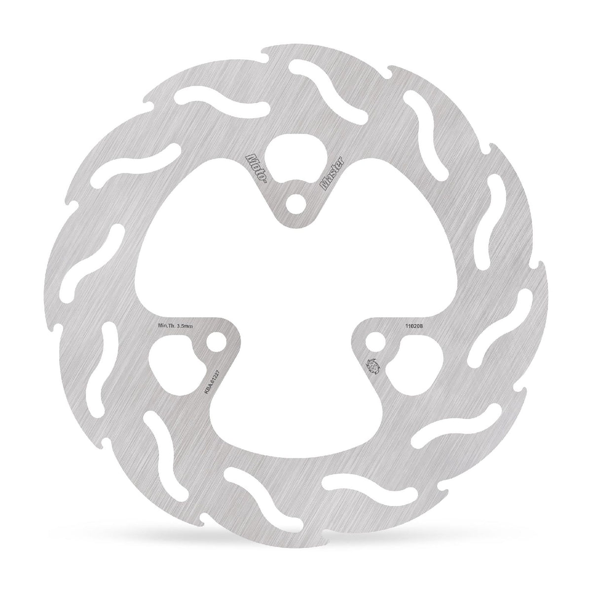 Moto-Master Bremsscheibe Flame hinten starr mit ABE Ø 220 mm | LK 80 mm