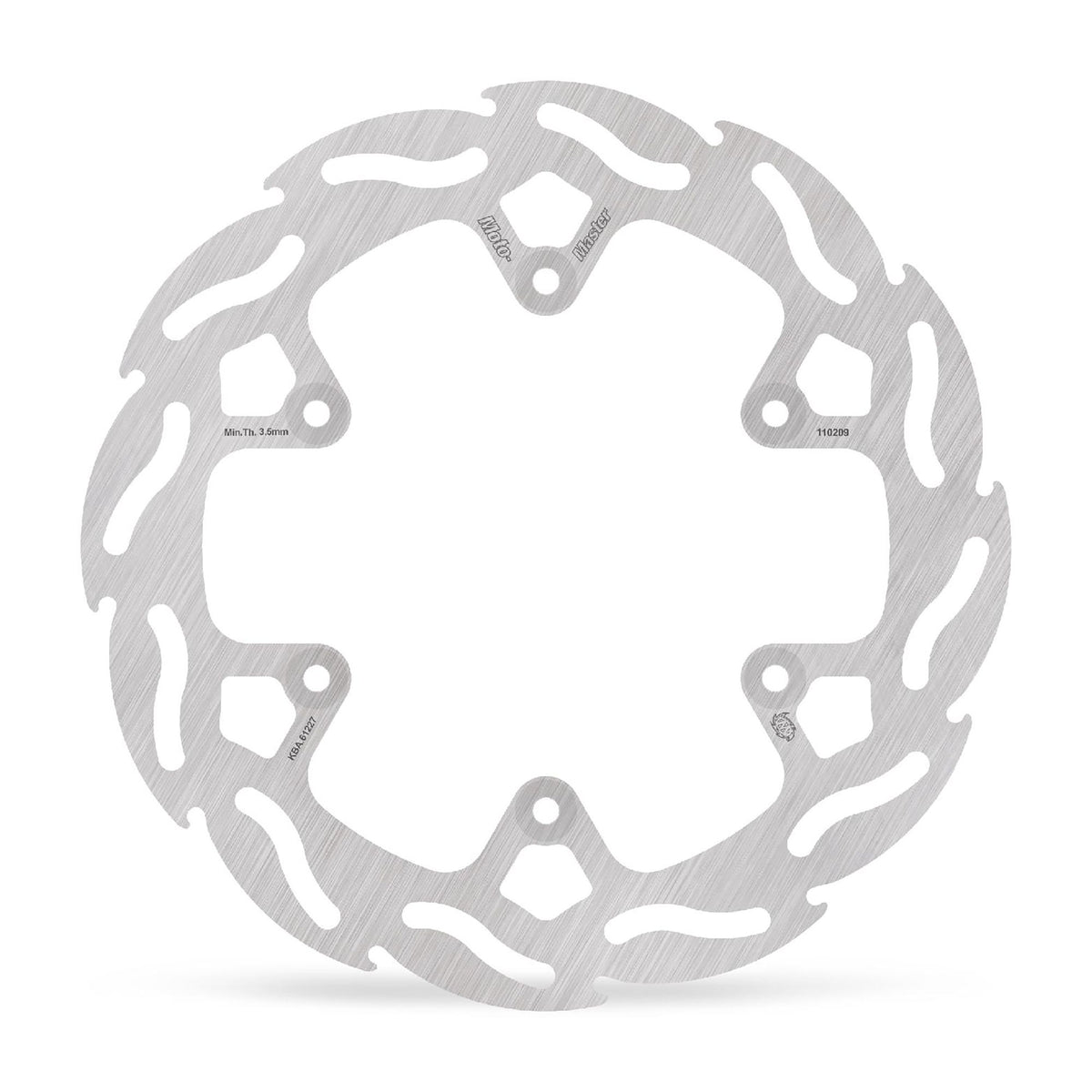 Moto-Master Bremsscheibe Flame hinten starr mit ABE Ø 220 mm | LK 125 mm (Art. m110209)