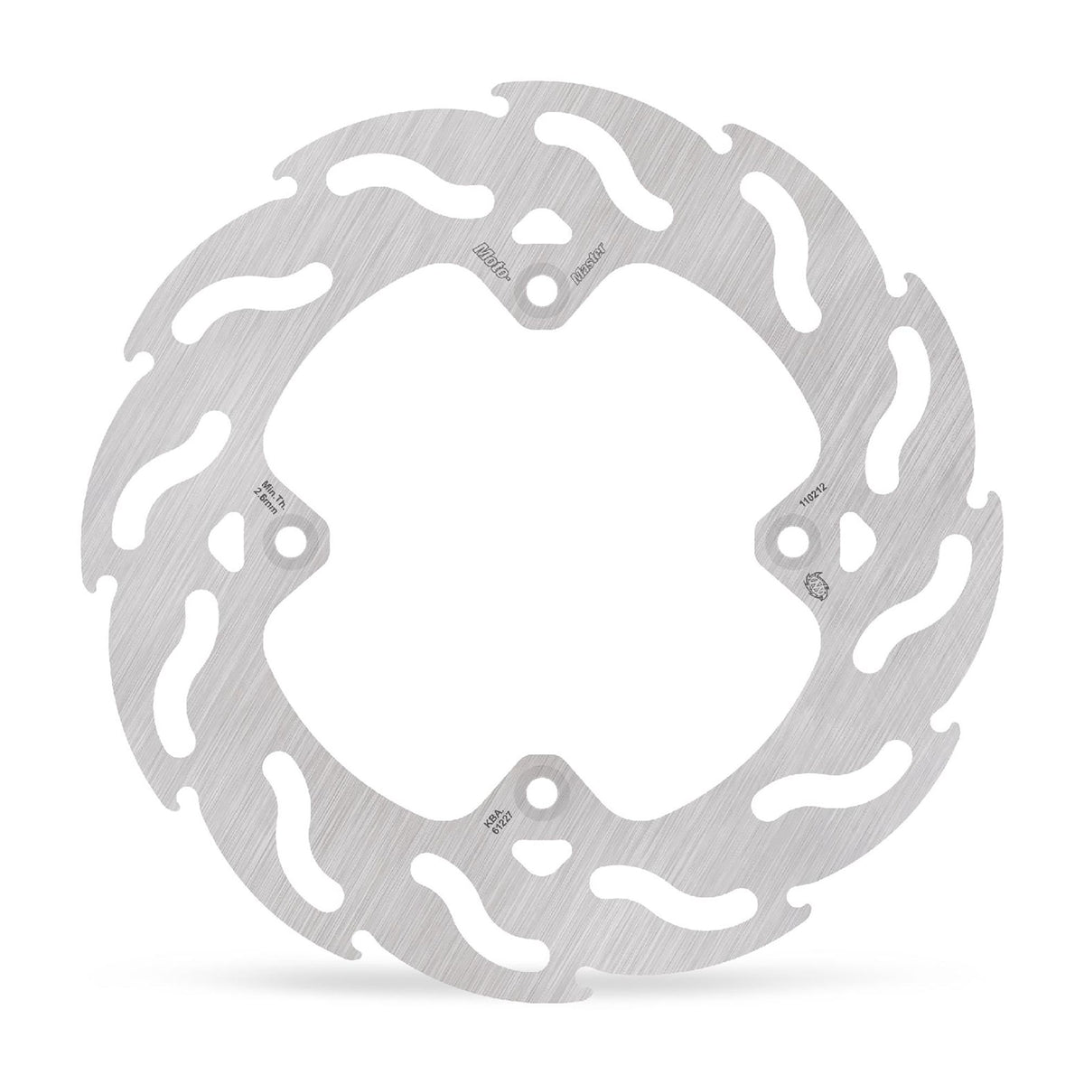 Moto-Master Bremsscheibe Flame hinten starr mit ABE Ø 184 mm | LK 100 mm (Art. m110212)