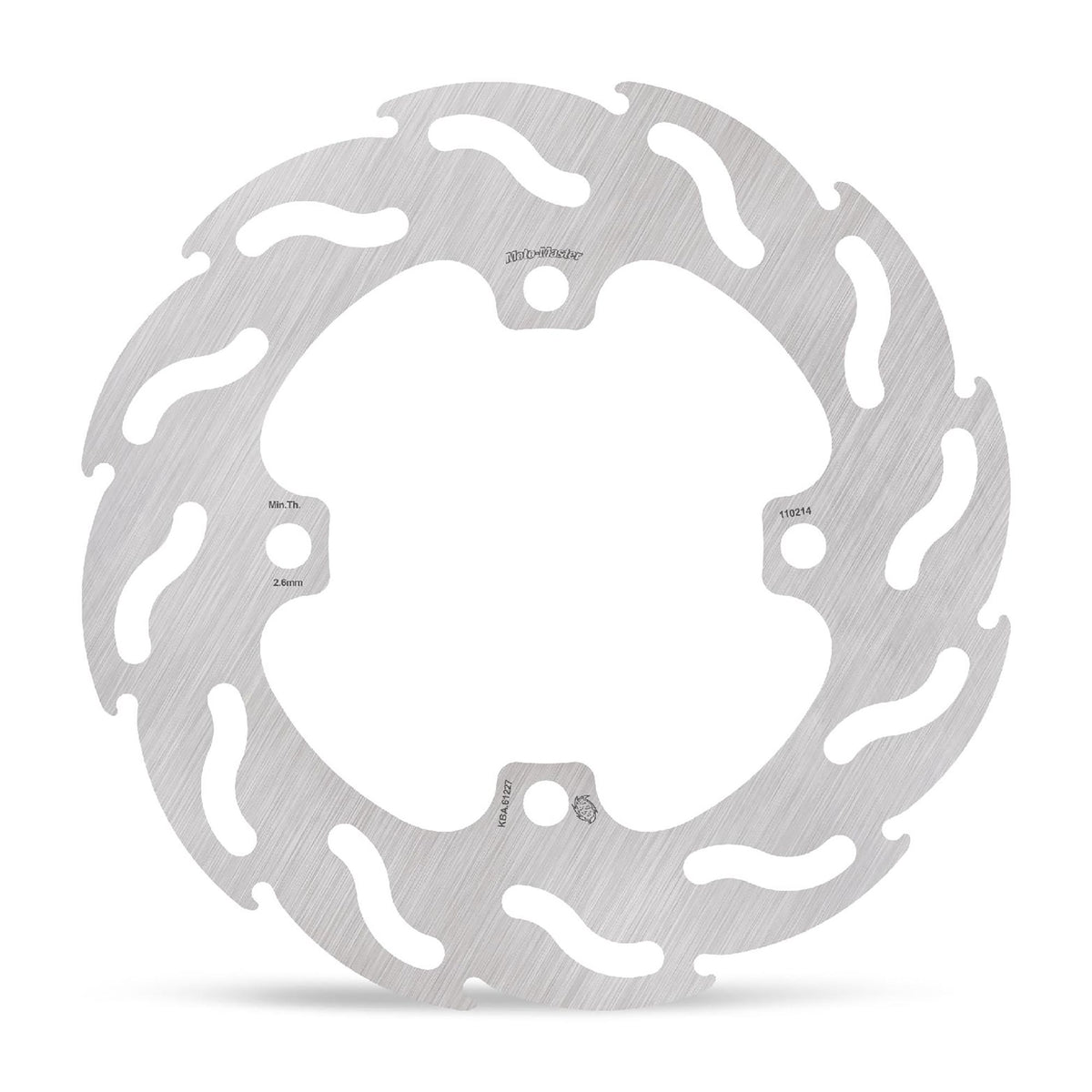 Moto-Master Bremsscheibe Flame hinten starr mit ABE Ø 184 mm | LK 100 mm (Art. m110214)