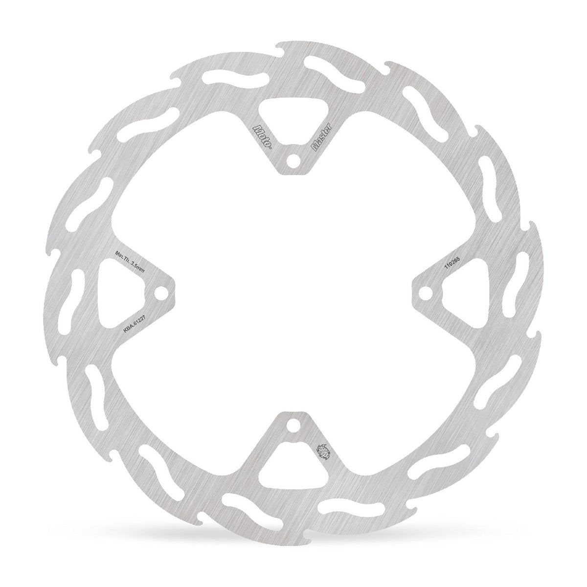 Moto-Master Bremsscheibe Flame hinten starr mit ABE Ø 245 mm | LK 128 mm