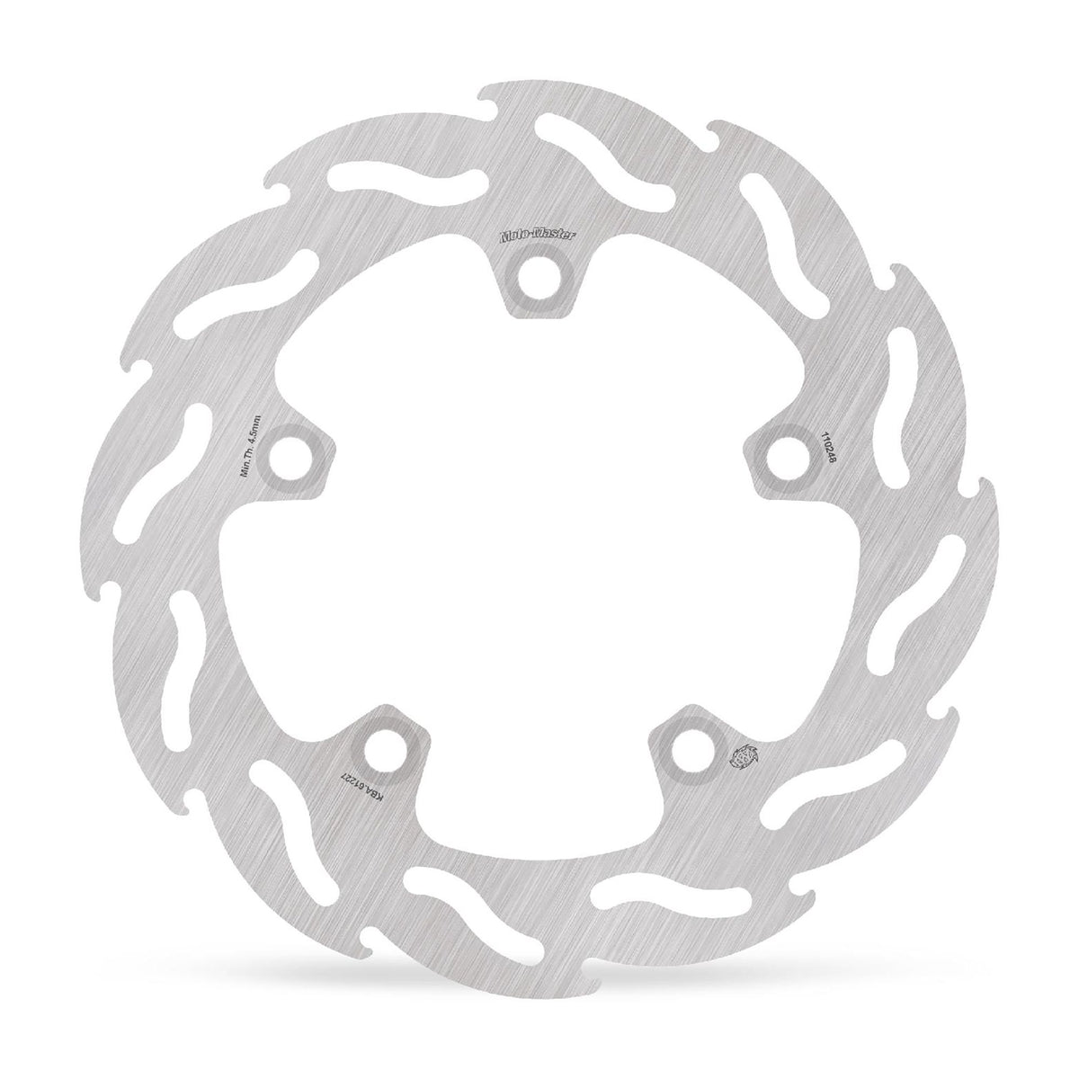 Moto-Master Bremsscheibe Flame hinten starr mit ABE Ø 220 mm | LK 125 mm (Art. m110266)