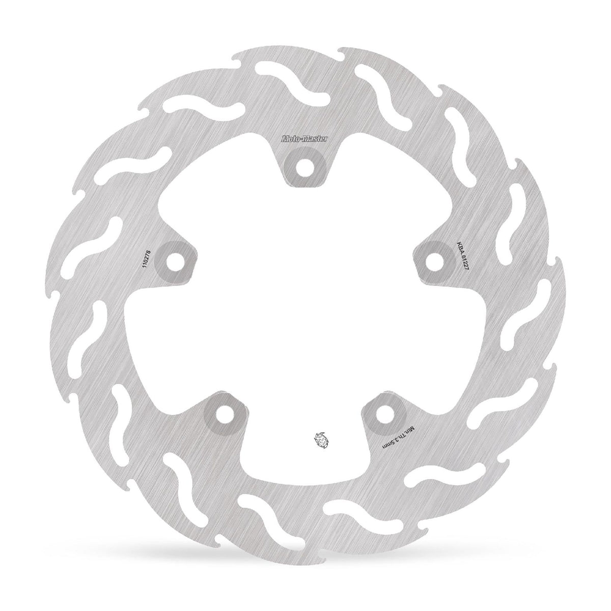 Moto-Master Bremsscheibe Flame hinten starr mit ABE Ø 240 mm | LK 125 mm (Art. m110279)
