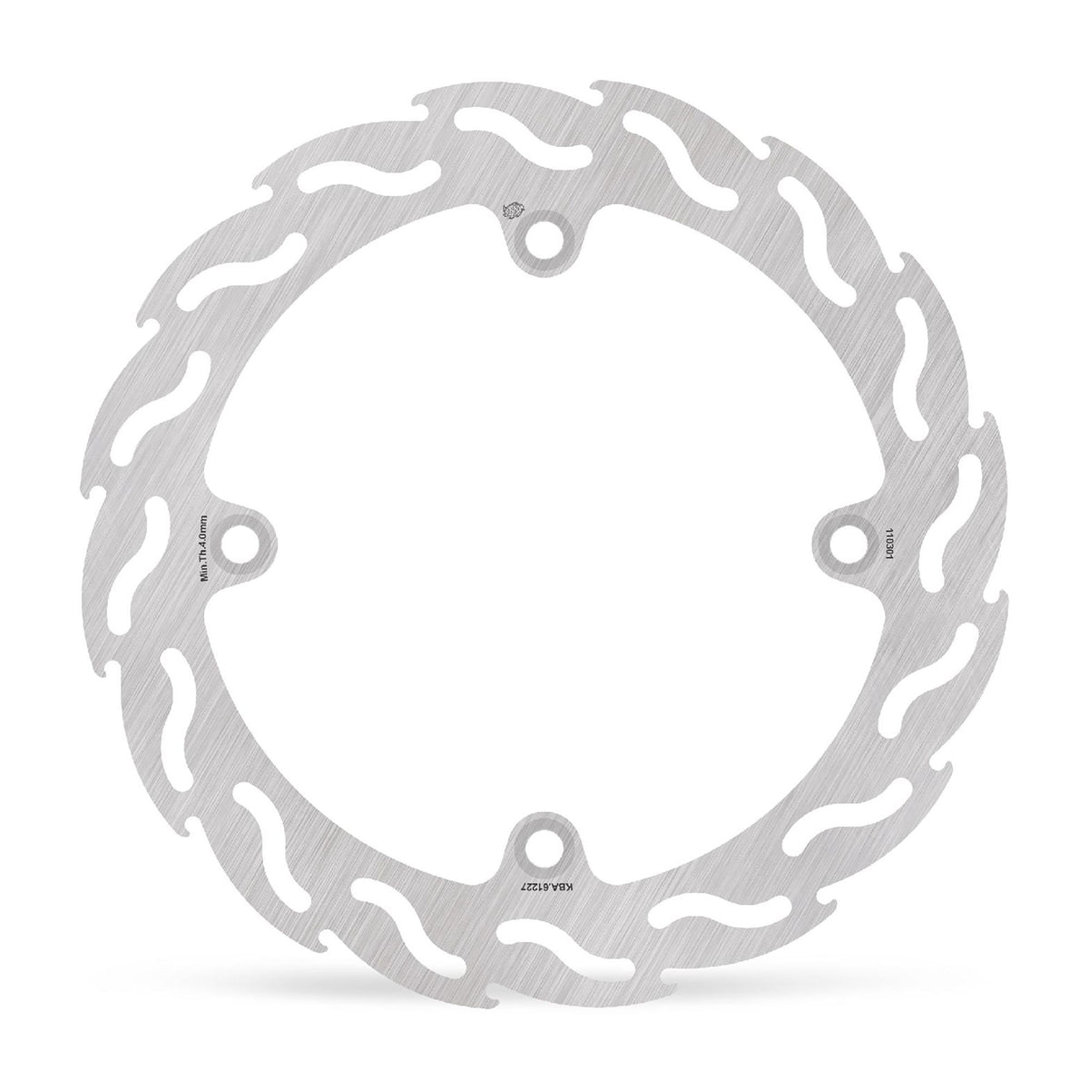 Moto-Master Bremsscheibe Flame hinten starr mit ABE Ø 256 mm | LK 166 mm