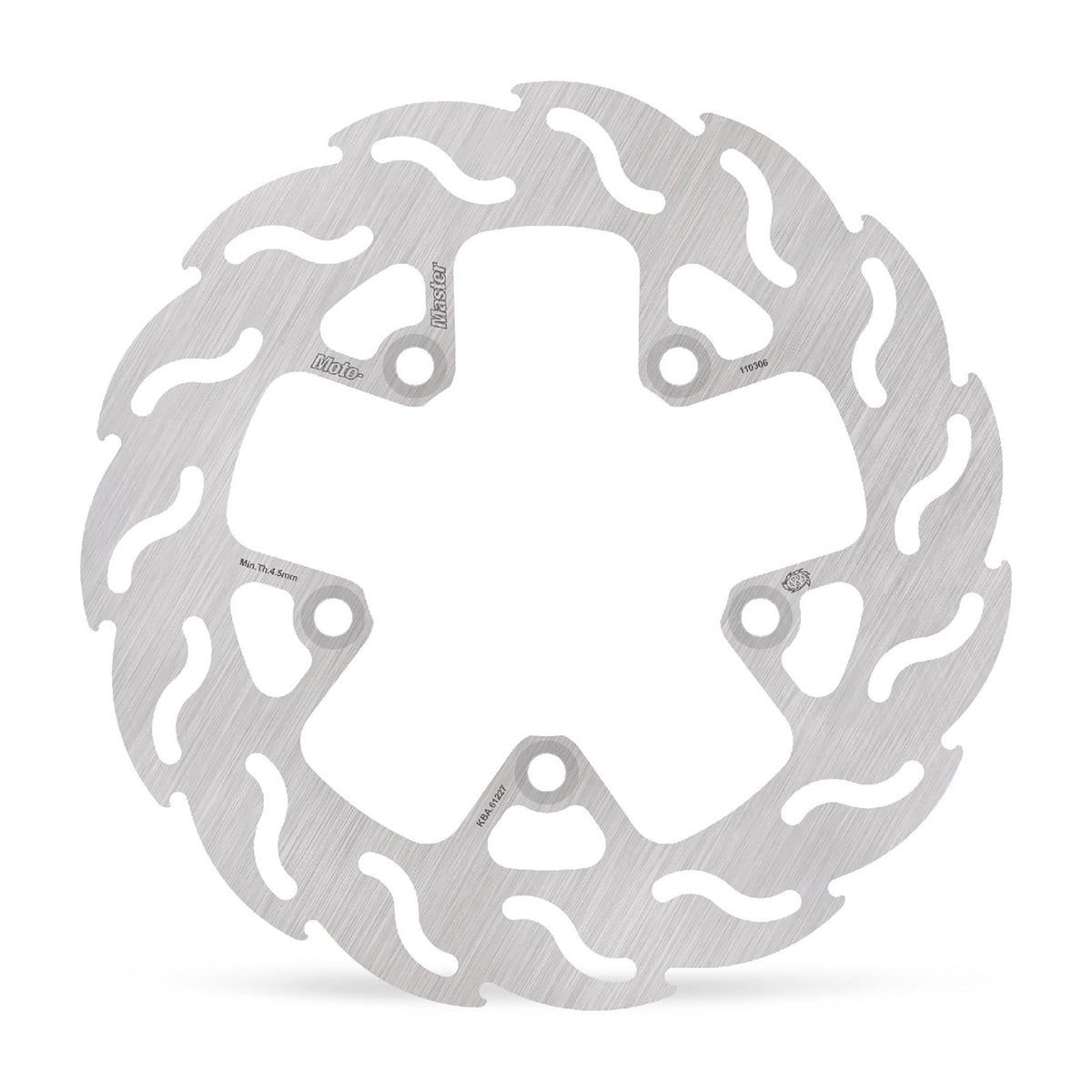 Moto-Master Bremsscheibe Flame hinten starr mit ABE Ø 250 mm | LK 120 mm