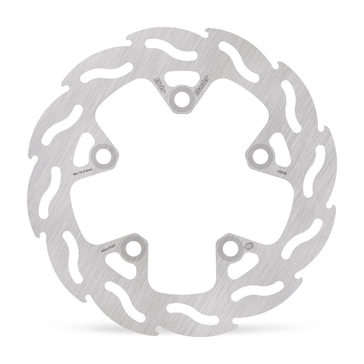 Moto-Master Bremsscheibe Flame hinten starr mit ABE Ø 210 mm | LK 110 mm