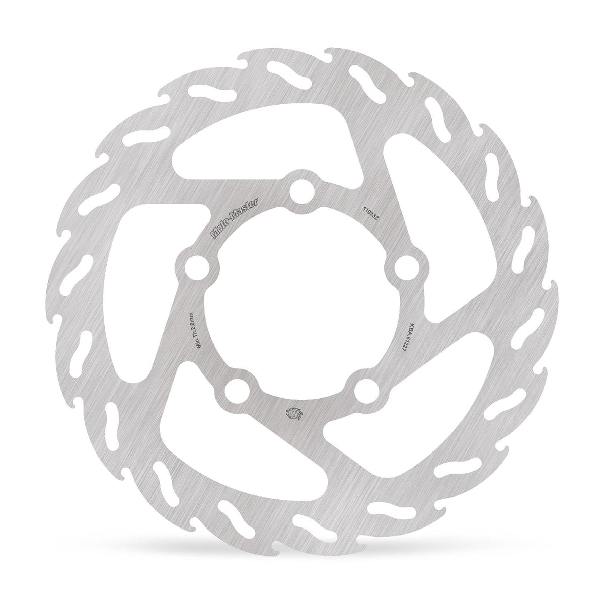 Moto-Master Bremsscheibe Flame hinten starr mit ABE Ø 140 mm | LK 60 mm
