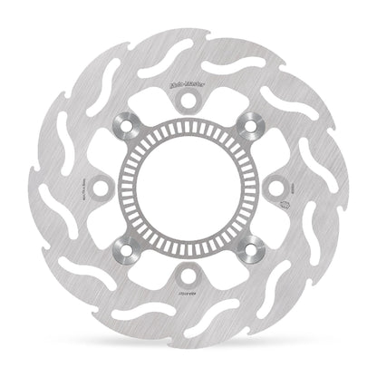Moto-Master Bremsscheibe Flame hinten starr inklusive ABS Ring mit ABE Ø 220 mm | LK 120 mm | 4 Loch