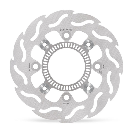 Moto-Master Bremsscheibe Flame hinten starr inklusive ABS Ring mit ABE Ø 220 mm | LK 120 mm | 4 Loch