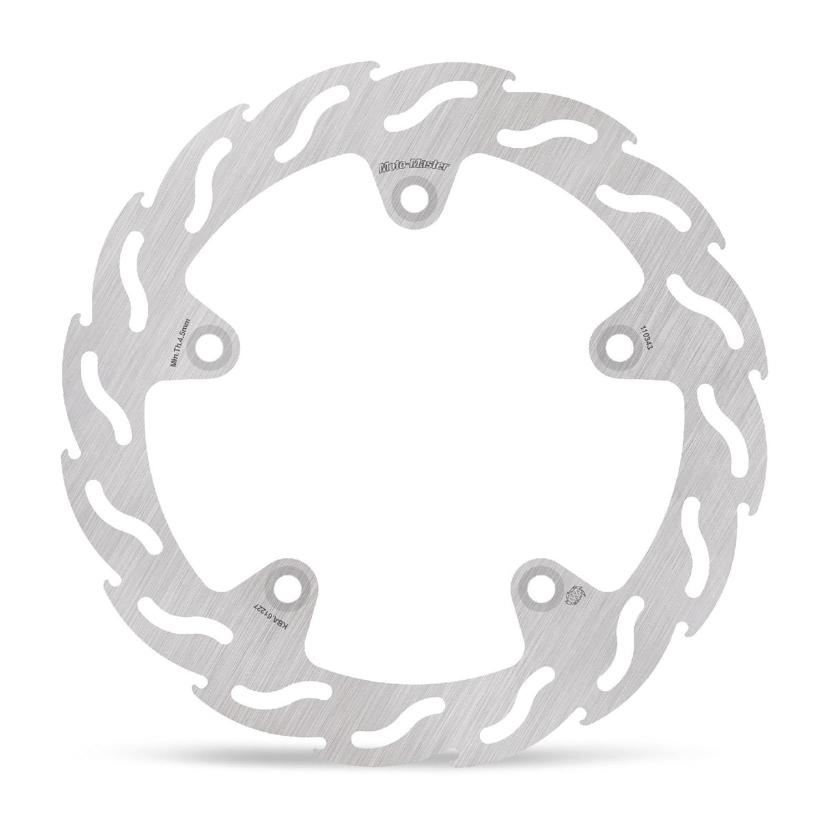 Moto-Master Bremsscheibe Flame hinten starr mit ABE Ø 265 mm | LK 160 mm (Art. m110343)