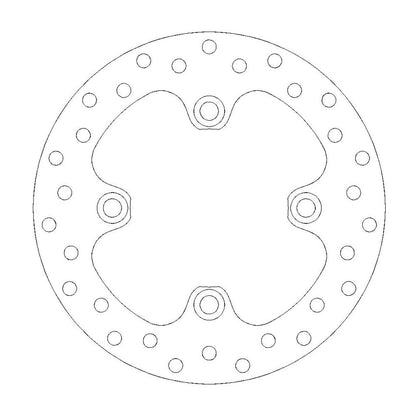 Moto-Master Bremsscheibe ATV vorn starr mit ABE Ø 200 mm | LK 110 mm