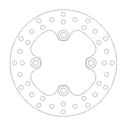 Moto-Master Bremsscheibe ATV vorn starr mit ABE Ø 200 mm | LK 104 mm