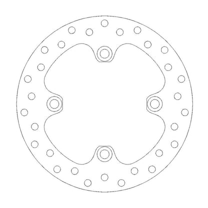 Moto-Master Bremsscheibe ATV hinten starr mit ABE