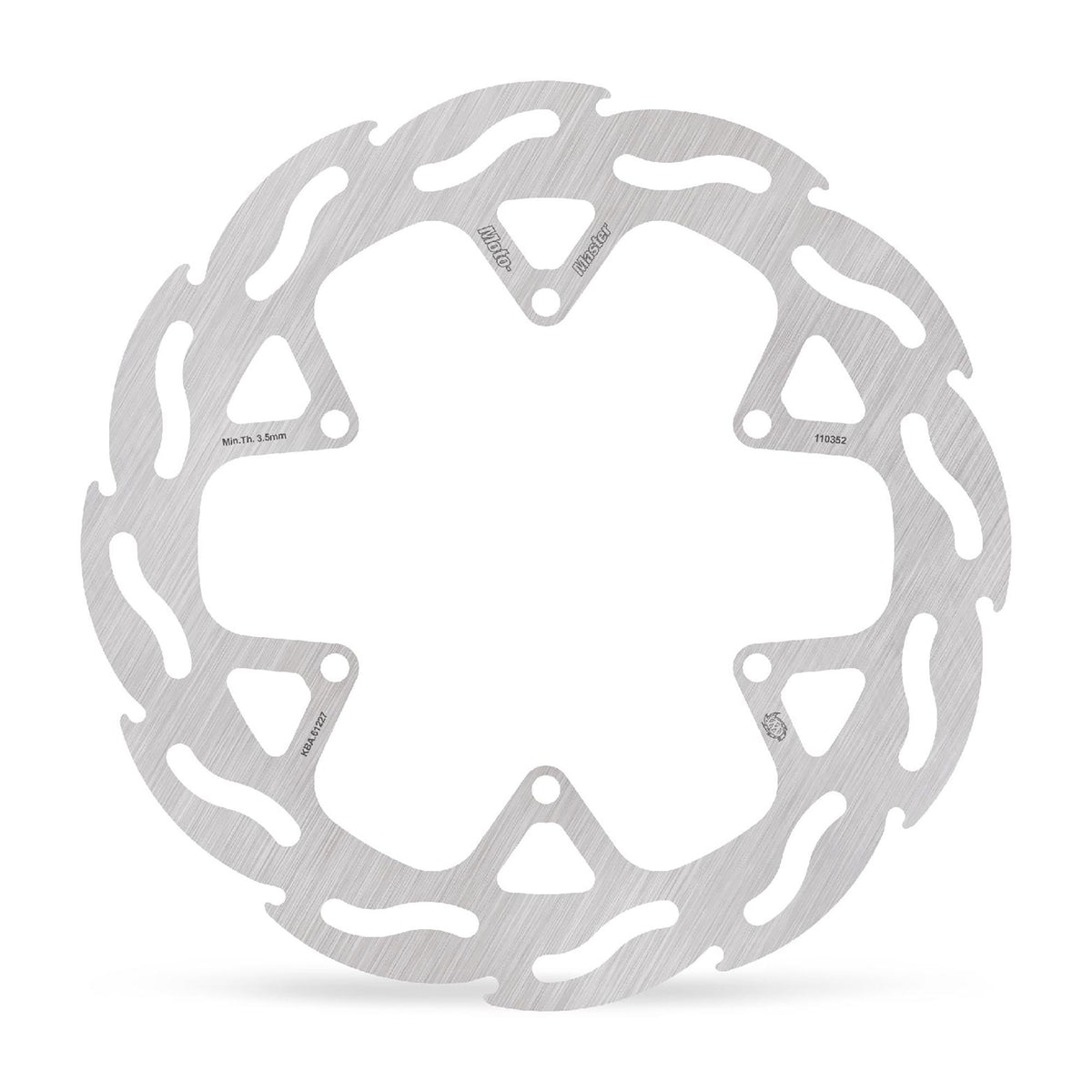 Moto-Master Bremsscheibe Flame hinten starr mit ABE Ø 220 mm | LK 115 mm